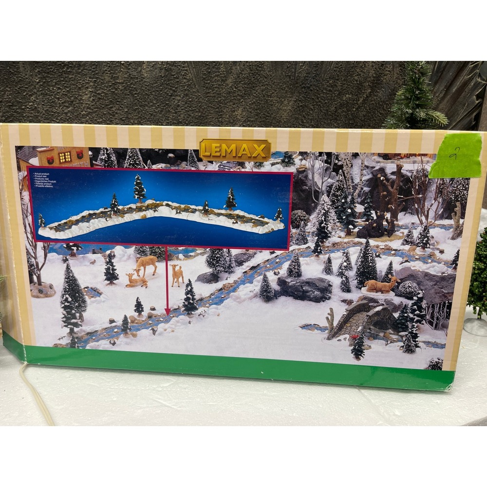 Lemax Village Collection MILL STREAM Set Winter Landscape 94403
